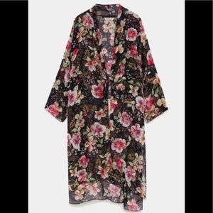 Zara floral kimono